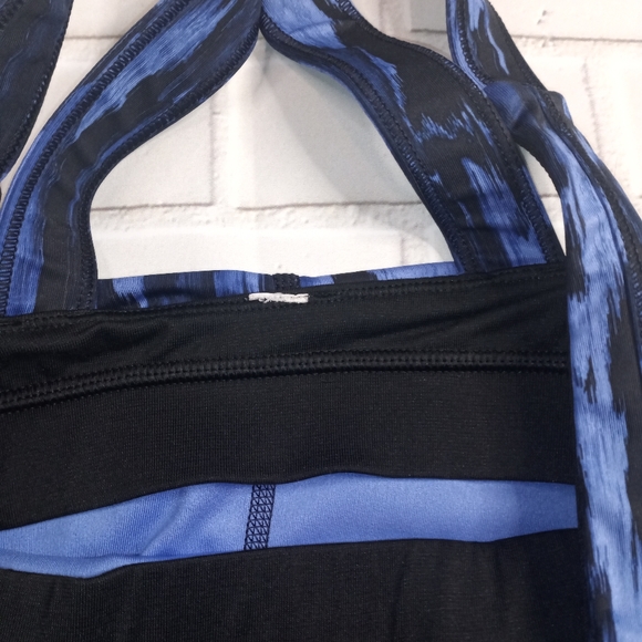 LULULEMON KANTO CATCH ME TANK TOP PAINTED ANIMAL BLUE SIZE 6. - Picture 7 of 13